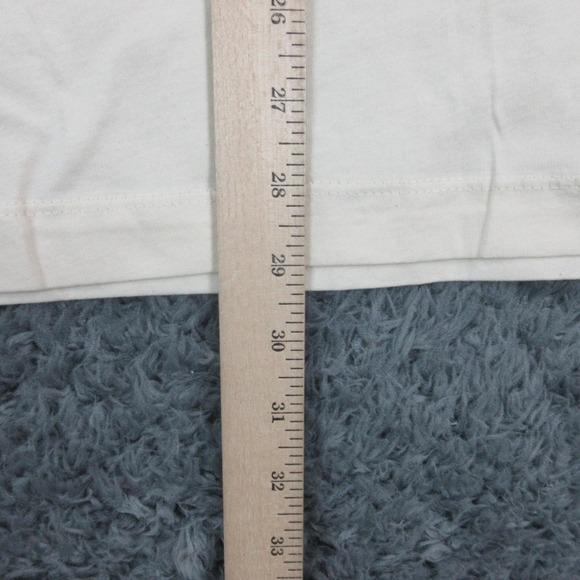 Free Rein Coffee Shirt Mens Large Off White Graphic Tee Short Sleeve Logo - Picture 4 of 8